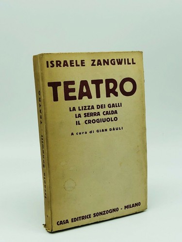 Israele zangwill teatro - zangwill, teatro.